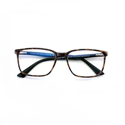 Uniszex négyzet alakú kék fényt blokkoló szemüveg